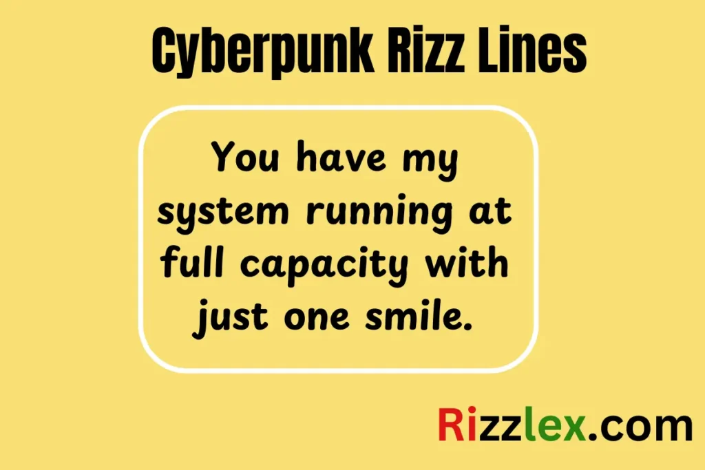 Cyberpunk Rizz Lines