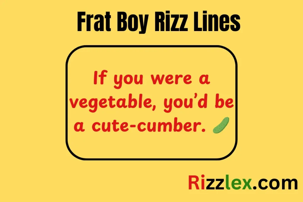 Frat Boy Rizz Lines