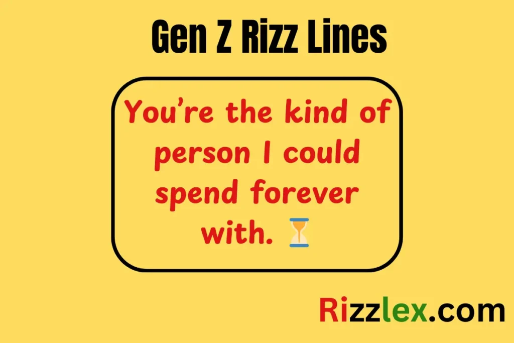 Gen Z Rizz Lines