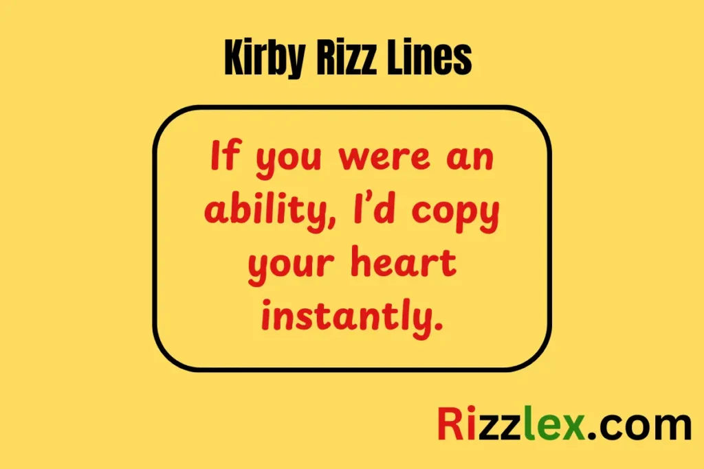 Kirby Rizz Lines