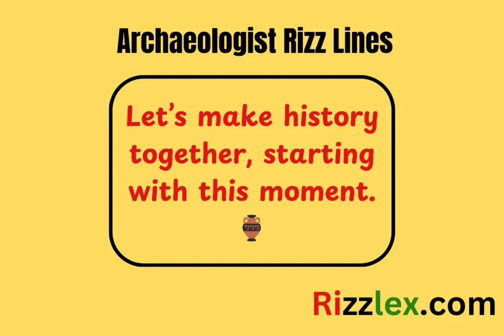 Archaeologist Rizz Lines