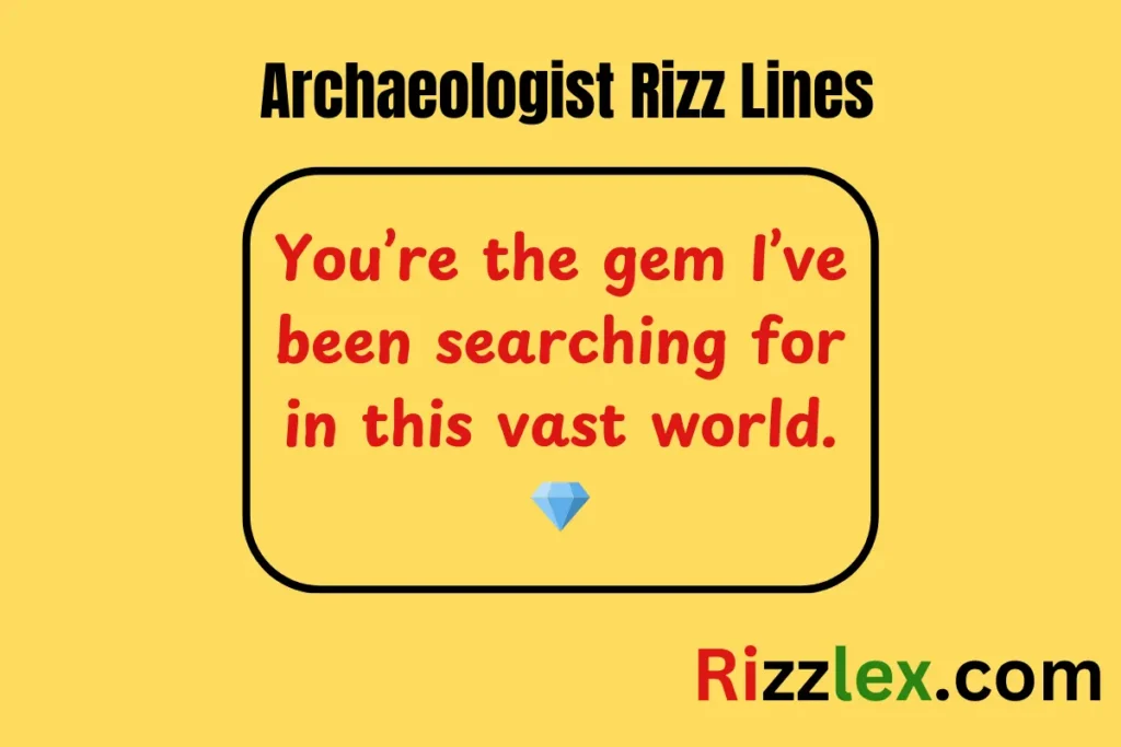 Archaeologist Rizz Lines
