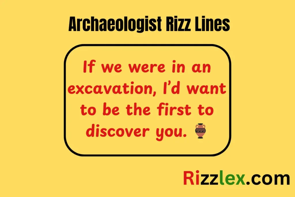 Archaeologist Rizz Lines