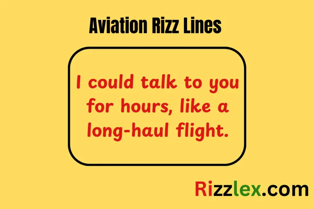 Aviation Rizz Lines
