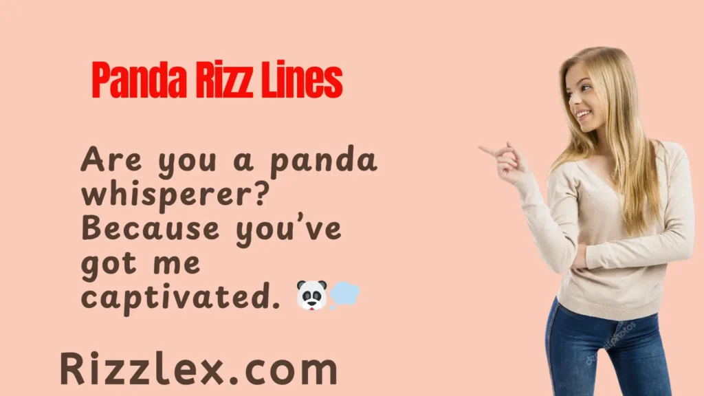 Cheeky Panda Flirts
