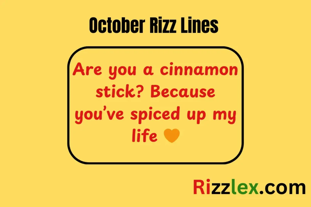 October Rizz Lines
