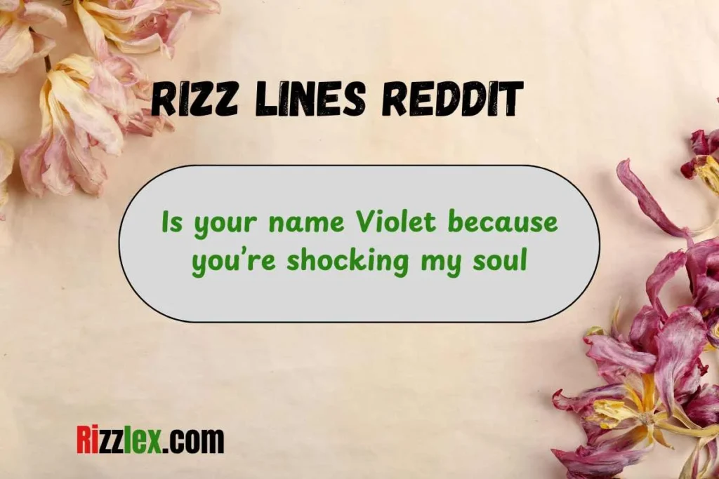 Rizz Lines Reddit