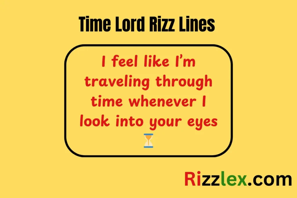 Time Lord Rizz Lines