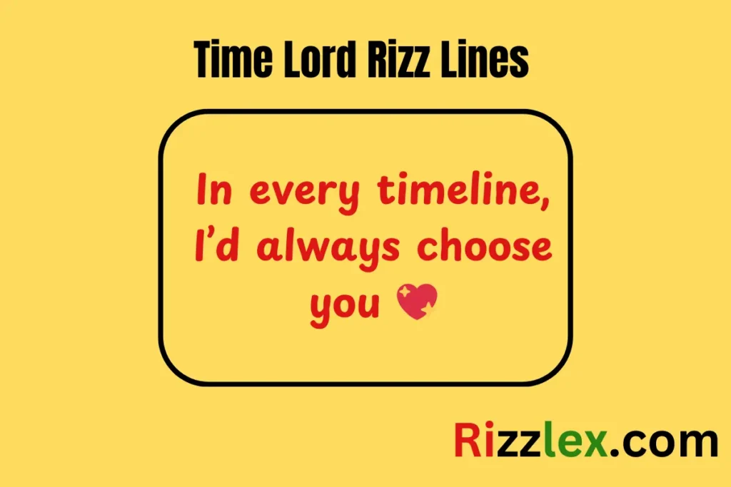 Time Lord Rizz Lines
