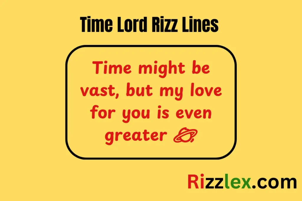 Time Lord Rizz Lines