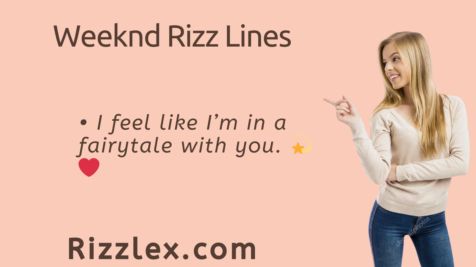 Weeknd Rizz Lines