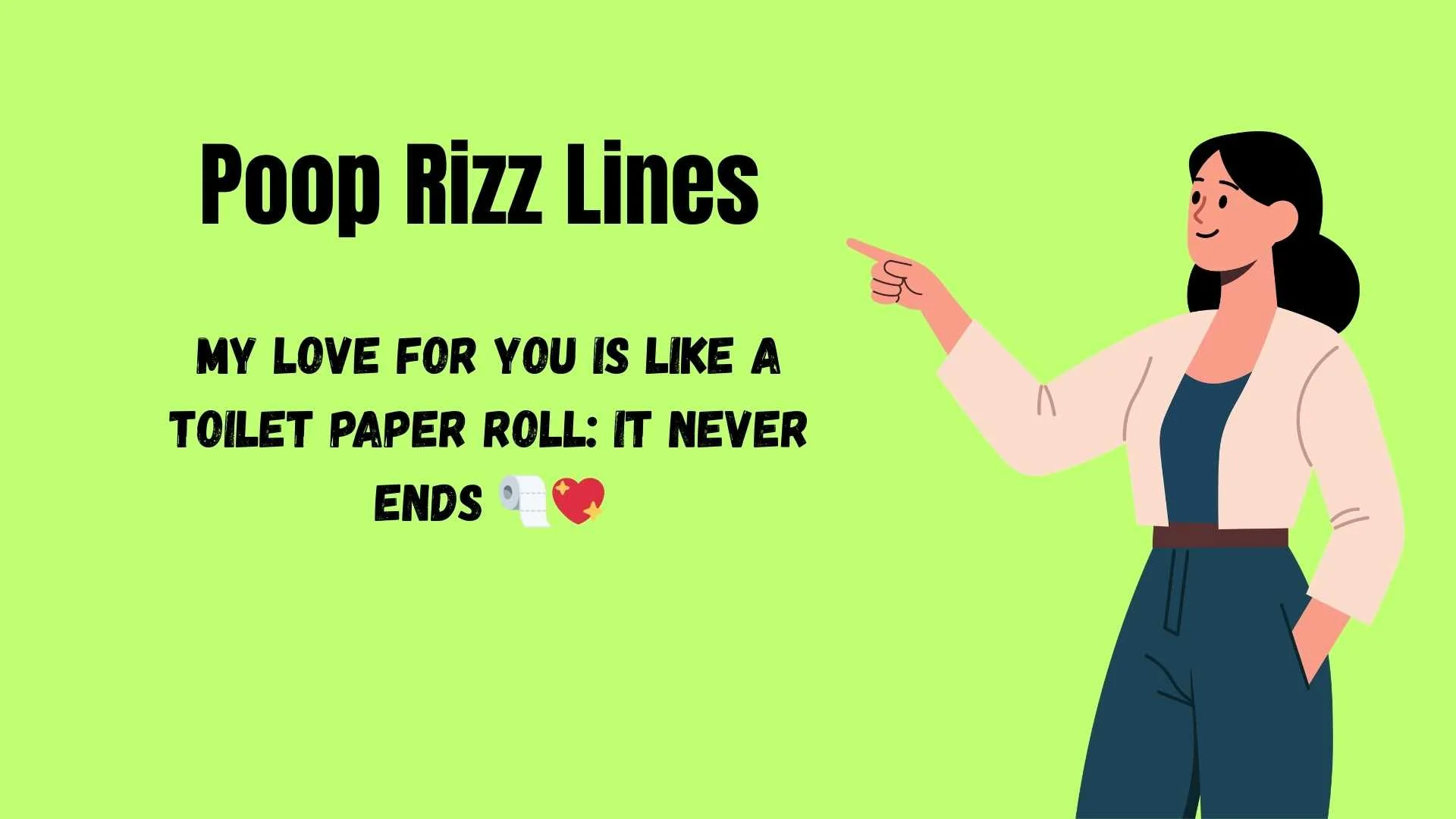 Poop Rizz Lines