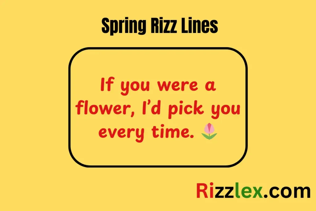 Spring Rizz Lines