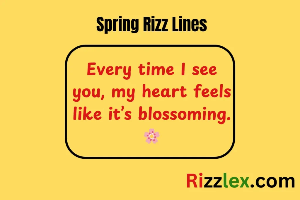 Spring Rizz Lines