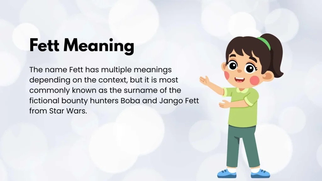 Fett Meaning