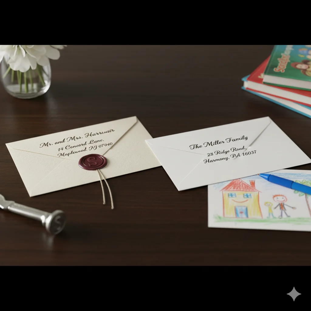 how to address an envelope