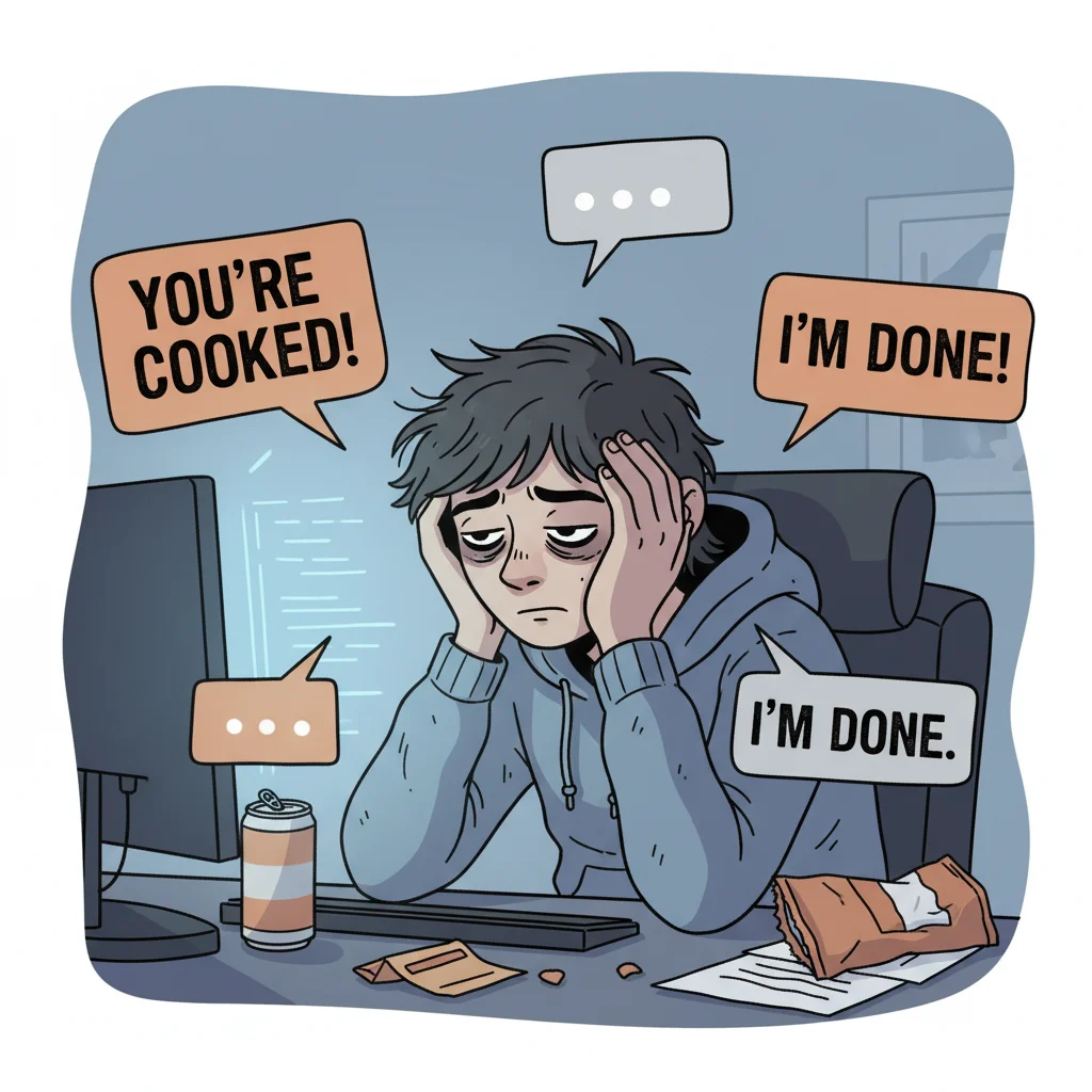 Cooked Slang Meaning 