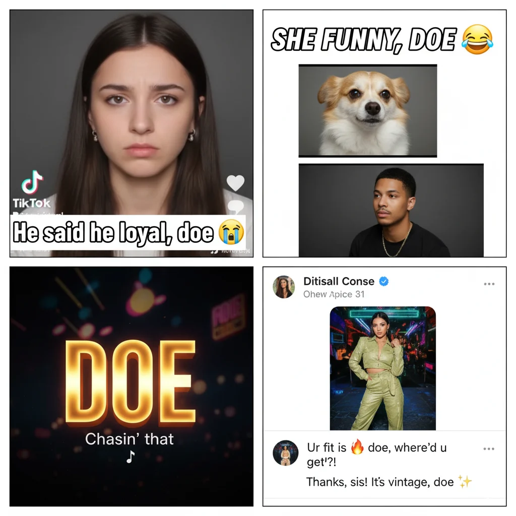 DOE Meaning in Slang