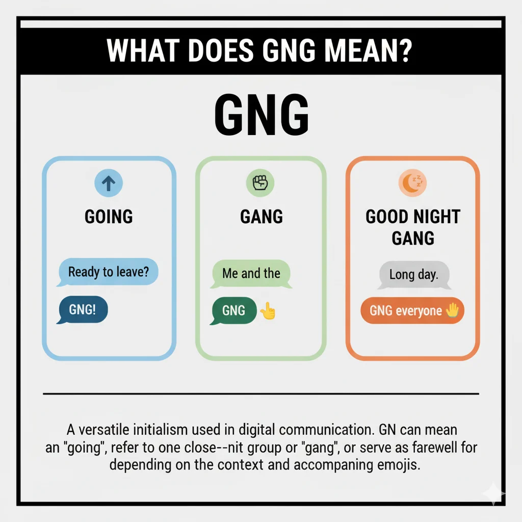 Meaning of GNG in Texting and Social Media