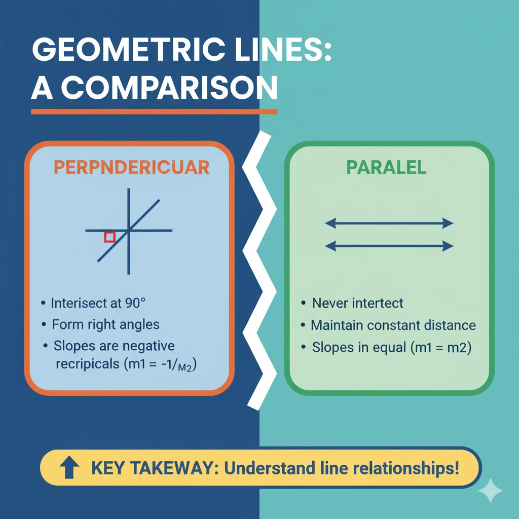 📊 Perpendicular vs Parallel: Comparison Table