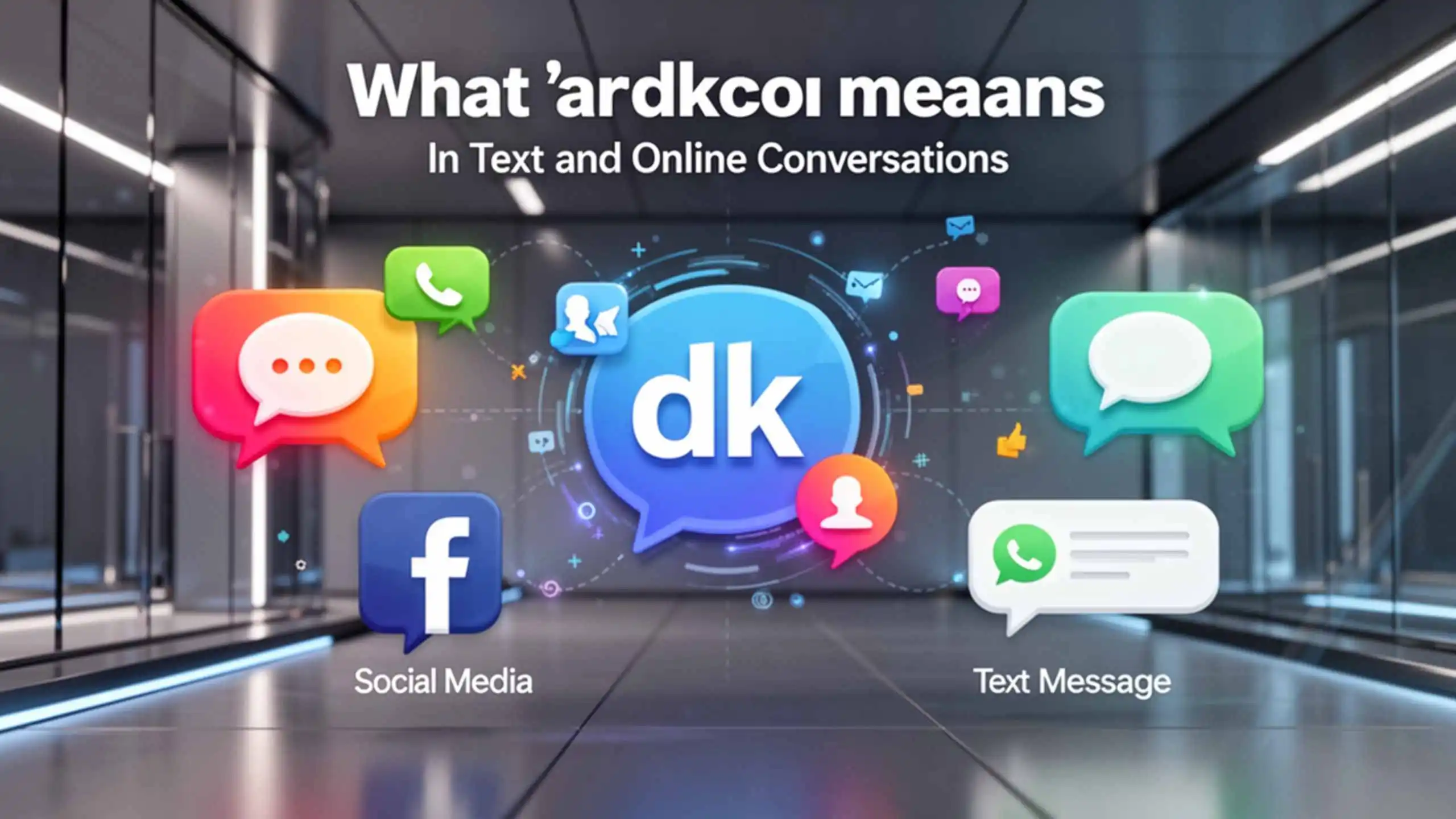 What Does DK Mean in Text