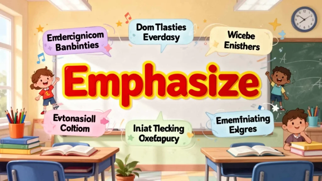 What Does Emphasize Mean in Text