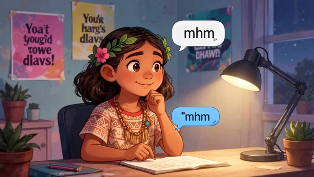 What Does MHM Mean in Text from a Girl