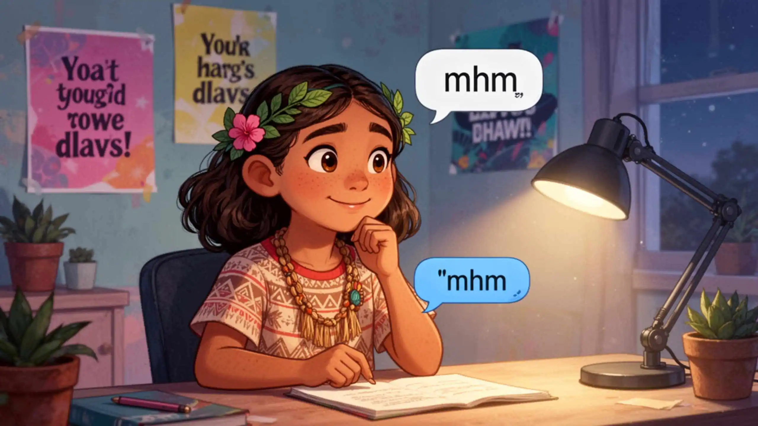 What Does MHM Mean in Text from a Girl