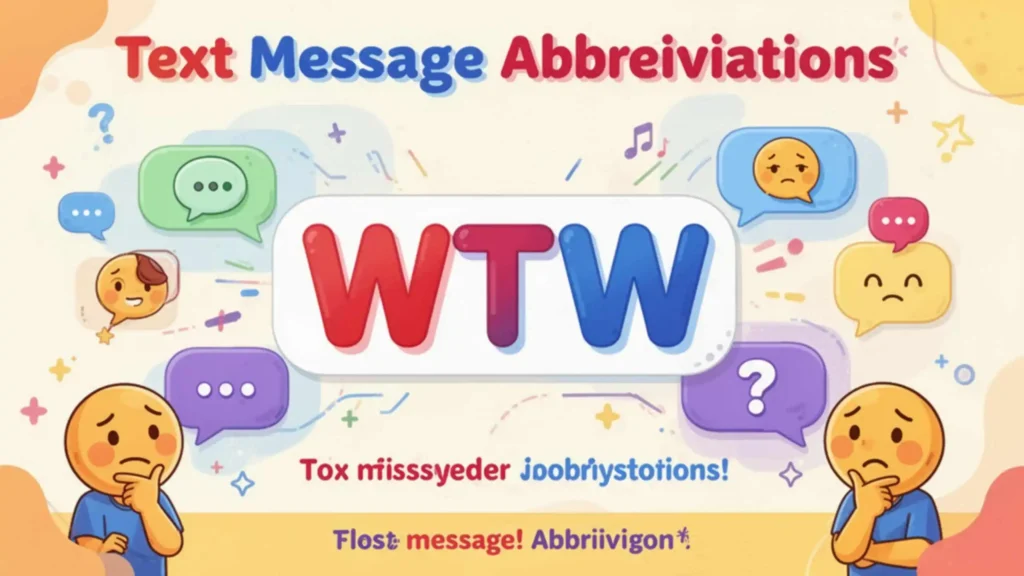 What Does WTW Mean on Text